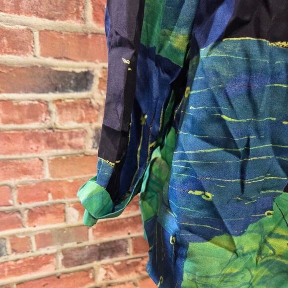 August Max Woman Vintage Abstract Open Front Jacket – Women’s Size 18 - Picture 4 of 8